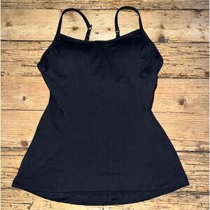 Under Armour Women’s Size Small Black Adjustable Strap Tank WBuilt In Padded